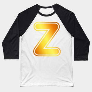 Z Golden Letter Baseball T-Shirt